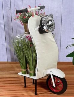 Idooka Small Scooter End Tables Garden Decoration -PlantHub Shop Lifestyle20White20Original