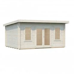 Lisa 14.2m2 Log Cabin 4.5m X 3.3m -PlantHub Shop Lisa2014.220White