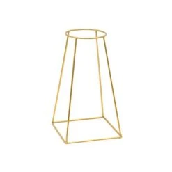 Minimo Plant Stand In Gold H60Cm D26cm -PlantHub Shop MPSG60 1