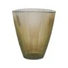 Mocha Ribbed Vase H24.5Cm W21.5Cm -PlantHub Shop MRV21