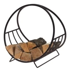 Idooka Wood Basket Log Store Firewood Rack -PlantHub Shop Main20with20Logs