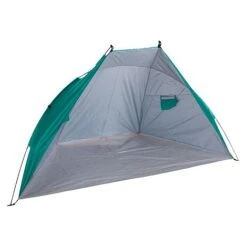 Idooka Outdoors Beach Tent Shelter With Inner Pockets Carrying Pouch UPF 50+ Blue/Green -PlantHub Shop Main41