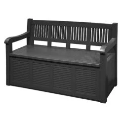 Idooka Black Storage Bench 11 Idooka Black Storage Bench -PlantHub Shop Main42