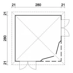 Melanie Low Ridge 6.8m2 Summerhouse -PlantHub Shop Melanie20low20plan