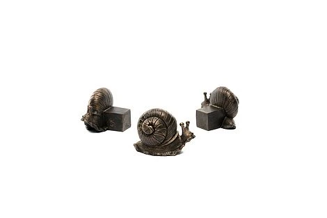 Antique Bronze Coloured Snail Potty Feet - Plant Pot Feet 4 Antique Bronze Coloured Snail Potty Feet - Plant Pot Feet - Image 2