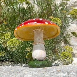 Large Red Cap Mushroom Ornament -PlantHub Shop NJ1035 6