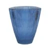 Navy Ribbed Vase H24.5Cm W21.5Cm -PlantHub Shop NRV21