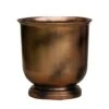Outdoor Hampton Copper Metal Urn H35Cm W34Cm 1 Outdoor Hampton Copper Metal Urn H35Cm W34Cm -PlantHub Shop OHCMU28
