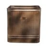 Outdoor Hampton Square Copper Metal Planter H45Cm W44Cm -PlantHub Shop OHSCMP44