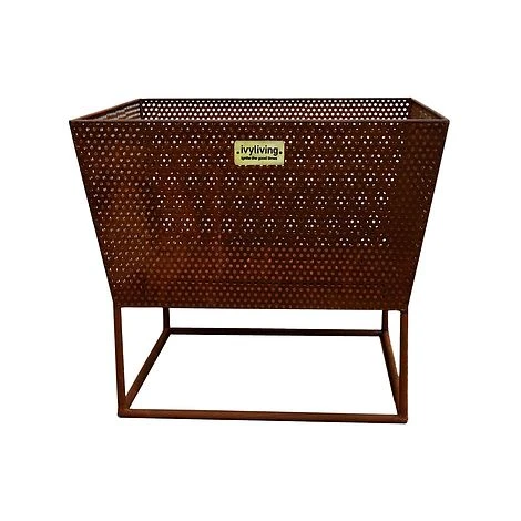 Outdoor Norfolk Firebowl Rust Iron H44.5Cm W52Cm 3 Outdoor Norfolk Firebowl Rust Iron H44.5Cm W52Cm