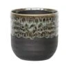 Olivine Reactive Glaze Planter H25Cm D25Cm 1 Olivine Reactive Glaze Planter H25Cm D25Cm -PlantHub Shop ORGP25