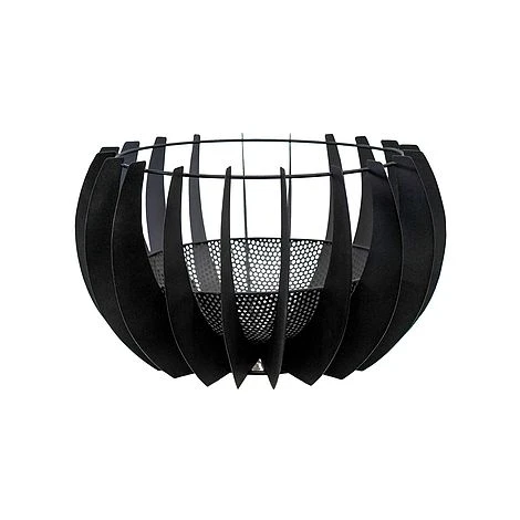 Outdoor Solis Firebowl In Matt Black H30CM W50CM 3 Outdoor Solis Firebowl In Matt Black H30CM W50CM