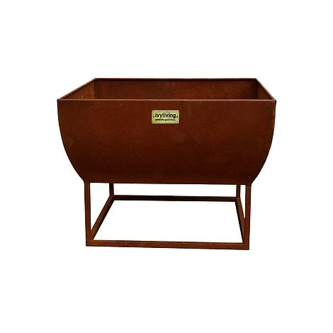 Outdoor Windermere Firebowl Rust Iron H36Cm W50Cm 3 Outdoor Windermere Firebowl Rust Iron H36Cm W50Cm