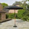 Wooden Garden Parasol 2.4m 1 Wooden Garden Parasol 2.4m -PlantHub Shop P27B LS