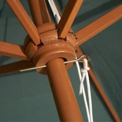 Wooden Garden Parasol 2.4m 22 Wooden Garden Parasol 2.4m -PlantHub Shop P27G LS3