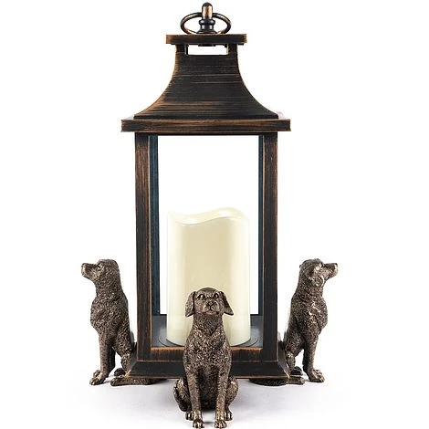 Antique Bronze Coloured Sitting Labrador Potty Feet - Plant Pot Feet 3 Antique Bronze Coloured Sitting Labrador Potty Feet - Plant Pot Feet