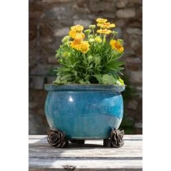 Antique Bronze Coloured Rose Potty Feet - Plant Pot Feet -PlantHub Shop PF0007 2 new