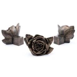 Antique Bronze Coloured Rose Potty Feet - Plant Pot Feet -PlantHub Shop PF0007 9 new