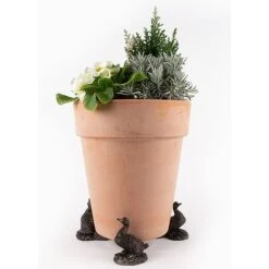 Antique Bronze Coloured Aylesbury Duck Potty Feet - Plant Pot Feet 14 Antique Bronze Coloured Aylesbury Duck Potty Feet - Plant Pot Feet -PlantHub Shop PF0077 4 new