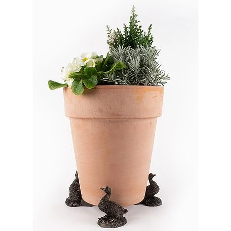 Antique Bronze Coloured Aylesbury Duck Potty Feet - Plant Pot Feet 8 Antique Bronze Coloured Aylesbury Duck Potty Feet - Plant Pot Feet - Image 6