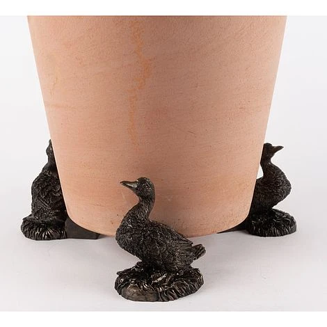 Antique Bronze Coloured Aylesbury Duck Potty Feet - Plant Pot Feet 7 Antique Bronze Coloured Aylesbury Duck Potty Feet - Plant Pot Feet - Image 5
