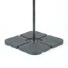 Universal Overhanging Parasol Base Set Of 4 X 14L Segments -PlantHub Shop PG01095