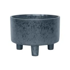 Pisa Reactive Glaze Bowl Glacier Blue H14CM D19CM