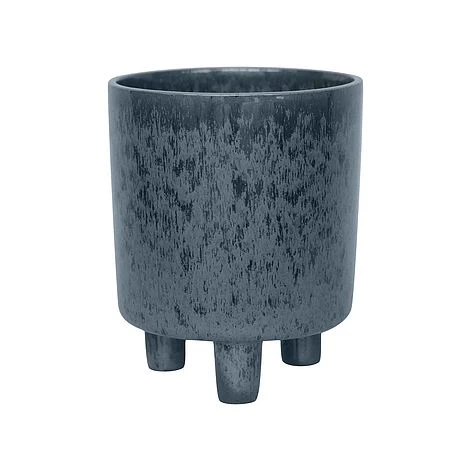 Pisa Reactive Glaze Planter Glacier Blue H24CM D20CM 3 Pisa Reactive Glaze Planter Glacier Blue H24CM D20CM