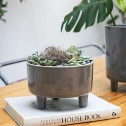 Pisa Slate Bowl H14Cm D19Cm 8 Pisa Slate Bowl H14Cm D19Cm -PlantHub Shop PSB19 2