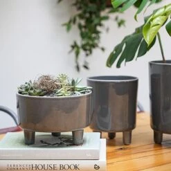 Pisa Slate Bowl H14Cm D19Cm 9 Pisa Slate Bowl H14Cm D19Cm -PlantHub Shop PSB19 3