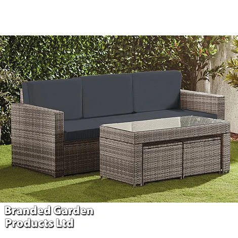 Garden Gear Riviera 5-Seat Rattan Set 6 Garden Gear Riviera 5-Seat Rattan Set - Image 4