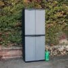 Toomax Garden Storage Cabinet Dark Grey Large -PlantHub Shop SCFULLA20copy