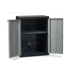 Toomax Garden Storage Cabinet Dark Grey Medium 6 Toomax Garden Storage Cabinet Dark Grey Medium -PlantHub Shop SCHALFA 2