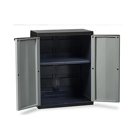 Toomax Garden Storage Cabinet Dark Grey Medium 4 Toomax Garden Storage Cabinet Dark Grey Medium - Image 2