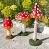 Set 3 Garden Mushroom Ornaments 2 Set 3 Garden Mushroom Ornaments -PlantHub Shop SET3MUSH