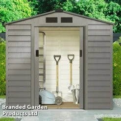 Waltons Apex Metal Shed 7 X 4.2FT -PlantHub Shop SHED APEXGREYA S47803