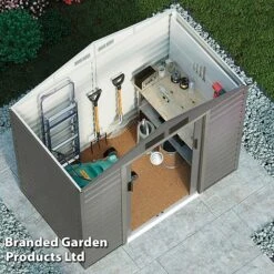 Waltons Apex Metal Shed 7 X 4.2FT -PlantHub Shop SHED APEXGREYA S47805