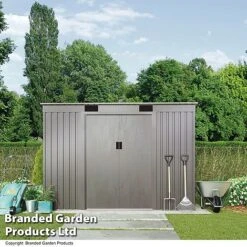 Waltons Pent Metal Shed 6.6 X 3.9ft -PlantHub Shop SHED PENTGREYA B48421