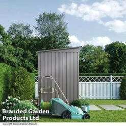 Waltons Pent Metal Shed 6.6 X 3.9ft -PlantHub Shop SHED PENTGREYA B48423