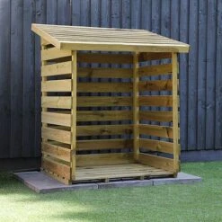 Pressure Treated 3' X 3' Log Store 12 Pressure Treated 3' X 3' Log Store -PlantHub Shop SI 001 001 0106 Single Log Store 004