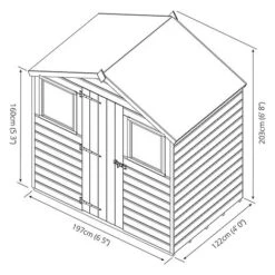 Waltons 4 X 6 Tongue And Groove Reverse Apex Garden Storage Shed 22 Waltons 4 X 6 Tongue And Groove Reverse Apex Garden Storage Shed -PlantHub Shop SI 001 003 0149 300dpi Spec Drawing