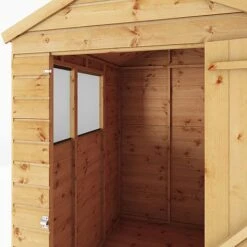 Waltons 6' X 4' Outdoor Tongue & Groove Repositionable Garden Shiplap Storage Shed 19 Waltons 6' X 4' Outdoor Tongue & Groove Repositionable Garden Shiplap Storage Shed -PlantHub Shop SI 001 003 0159 6x4 Dip Treated Shiplap Apex Detail002