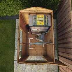 Waltons 6' X 4' Outdoor Tongue & Groove Repositionable Garden Shiplap Storage Shed 17 Waltons 6' X 4' Outdoor Tongue & Groove Repositionable Garden Shiplap Storage Shed -PlantHub Shop SI 001 003 0159 6x4 Dip Treated Shiplap Apex W5 Aerial