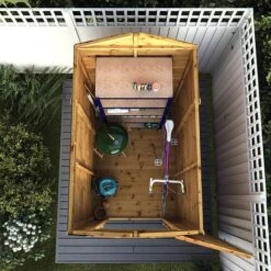 Waltons 6' X 4' Outdoor Tongue & Groove Repositionable Garden Windowless Shiplap Storage Shed 15 Waltons 6' X 4' Outdoor Tongue & Groove Repositionable Garden Windowless Shiplap Storage Shed -PlantHub Shop SI 001 003 0160 6x4 Dip Treated Shiplap Apex M1 Aerial