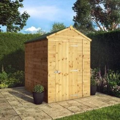 Waltons 7' X 5' Outdoor Tongue & Groove Repositionable Garden Windowless Shiplap Storage Shed 14 Waltons 7' X 5' Outdoor Tongue & Groove Repositionable Garden Windowless Shiplap Storage Shed -PlantHub Shop SI 001 003 0162 7x5 DipTreated Shiplap Apex MG2D MainDC