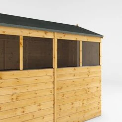 Waltons 8' X 6' Outdoor Tongue & Groove Repositionable Garden Shiplap Storage Shed -PlantHub Shop SI 001 003 0163 8x6 Shiplap Apex Single Door Detail002