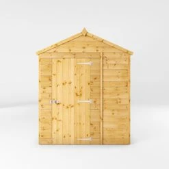 Waltons 8' X 6' Outdoor Tongue & Groove Repositionable Garden Shiplap Storage Shed -PlantHub Shop SI 001 003 0163 8x6 Shiplap Apex Single Door Front