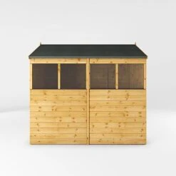 Waltons 8' X 6' Outdoor Tongue & Groove Repositionable Garden Shiplap Storage Shed -PlantHub Shop SI 001 003 0163 8x6 Shiplap Apex Single Door Left