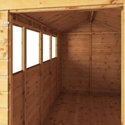Waltons 10' X 6' Outdoor Tongue & Groove Repositionable Garden Shiplap Storage Shed 18 Waltons 10' X 6' Outdoor Tongue & Groove Repositionable Garden Shiplap Storage Shed -PlantHub Shop SI 001 003 0165 10x6 Dip Treated Shiplap Apex Detail002