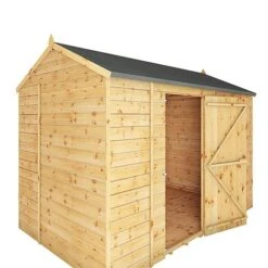 Waltons 10' X 6' Outdoor Repositionable Windowless Garden Shiplap Tongue & Groove Garden Storage Shed 19 Waltons 10' X 6' Outdoor Repositionable Windowless Garden Shiplap Tongue & Groove Garden Storage Shed -PlantHub Shop SI 001 003 0165 10x6 Dip Treated Shiplap Reverse Apex Detail001